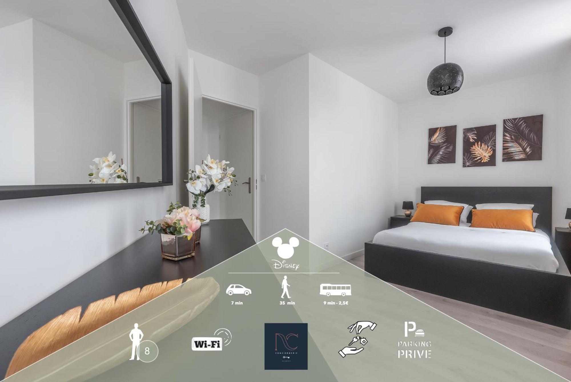 *Disneyland-Paris* 8Personnes, Parking, Wifi Serris Ngoại thất bức ảnh